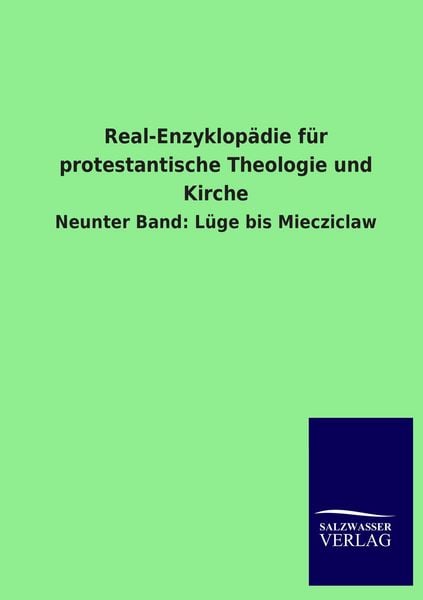 Produktbild: Real-Enzyklop&auml;die f&uuml;r protestantische Theologie und Kirche