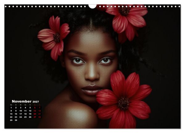 Produktbild: Florale Anmut (Wandkalender 2027 DIN A3 quer), CALVENDO Monatskalender