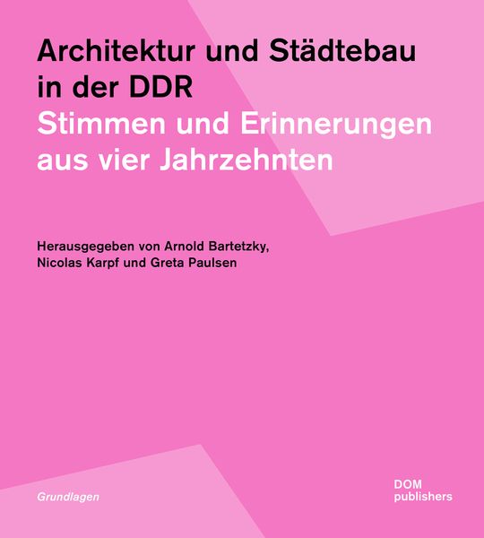 Produktbild: Architektur und St&auml;dtebau in der DDR