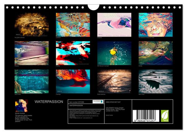 Produktbild: WATERPASSION (Wall Calendar 2026 DIN A4 landscape), CALVENDO 12 Month Wall Calendar