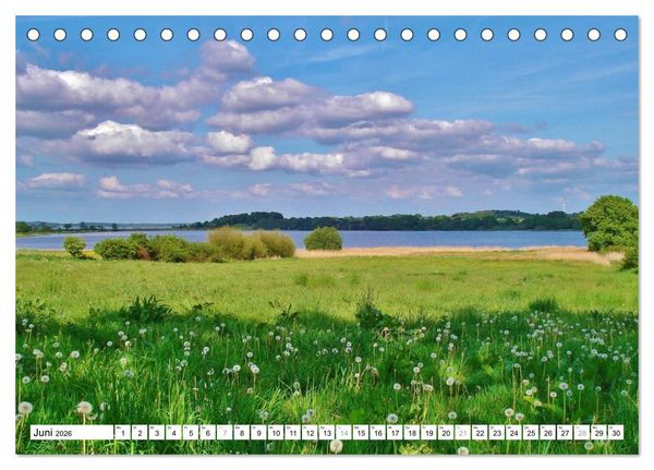 Produktbild: Die Ostsee - von Schleswig nach Gl&uuml;cksburg (Tischkalender 2026 DIN A5 quer), CALVENDO Monatskalender