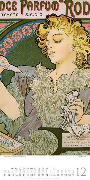 Produktbild: Alfons Mucha Kalender 2027