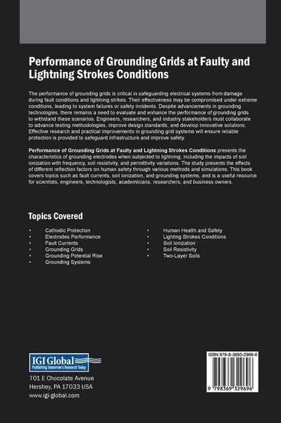 Produktbild: Performance of Grounding Grids at Faulty and Lightning Strokes Conditions