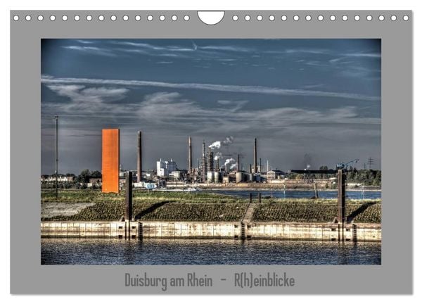 Produktbild: Duisburg am Rhein - R(h)einblicke (Wandkalender 2026 DIN A4 quer), CALVENDO Monatskalender