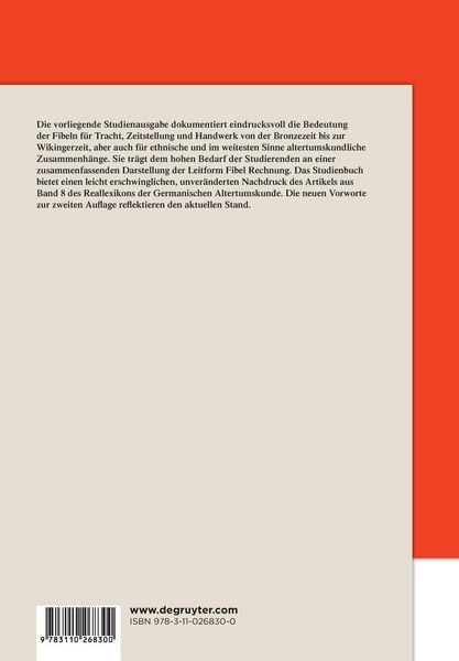 Produktbild: Fibel und Fibeltracht