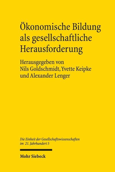 Produktbild: &Ouml;konomische Bildung als gesellschaftliche Herausforderung