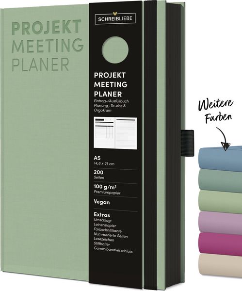 Produktbild: Projekt-Meeting-Planer Mint