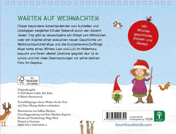 Produktbild: Petronella Apfelmus - Der Wichtel-Adventskalender