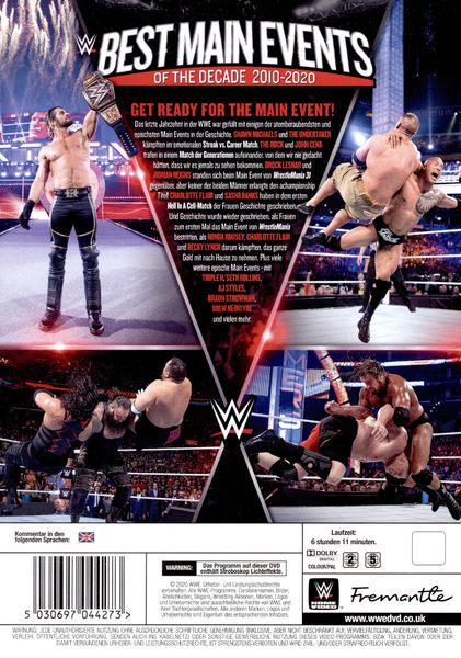 Produktbild: WWE - Best Main Of The Decade 2010-2020 [2 DVDs]