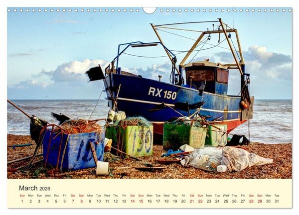 Produktbild: The Hastings Fishing Fleet (Wall Calendar 2026 DIN A3 landscape), CALVENDO 12 Month Wall Calendar