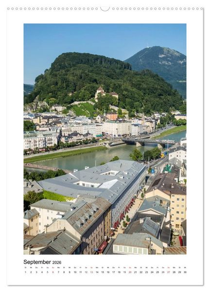Produktbild: Wundersch&ouml;nes SALZBURG (Wandkalender 2026 DIN A2 hoch), CALVENDO Monatskalender