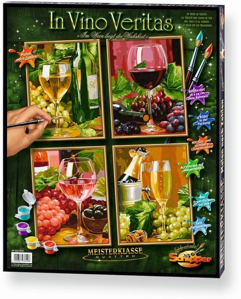 Produktbild: Malen nach Zahlen - In Vino Veritas (Quattro)