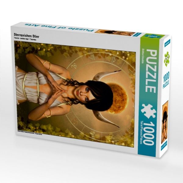 Produktbild: CALVENDO Puzzle Sternzeichen Stier | 1000 Teile Lege-Gr&ouml;&szlig;e 64x48cm Foto-Puzzle f&uuml;r gl&uuml;ckliche Stunden