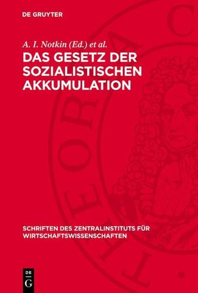 Produktbild: Das Gesetz der sozialistischen Akkumulation
