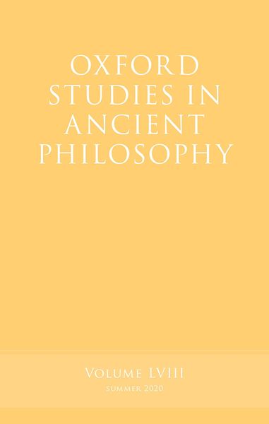 Produktbild: Oxford Studies in Ancient Philosophy, Volume 58