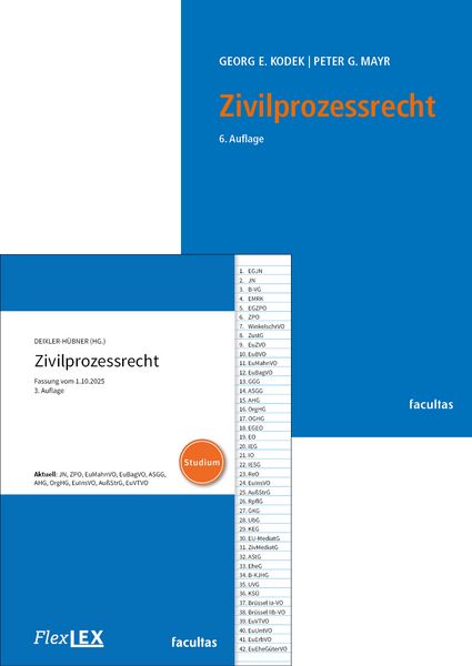 Kombipaket Zivilprozessrecht, Set von , Facultas, 9783708926599
