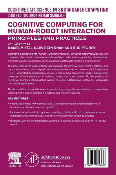 Produktbild: Cognitive Computing for Human-Robot Interaction