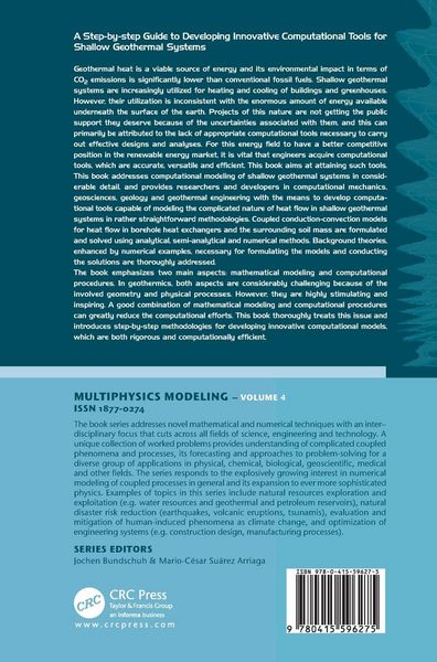 Produktbild: Computational Modeling of Shallow Geothermal Systems
