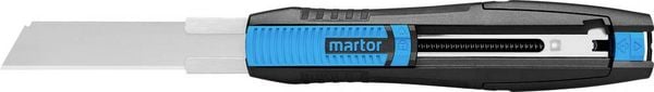 Martor 38000102 Sicherheitsmesser SECUNORM 380 18mm 78mm Bandstahl schwarz/cyan 1St.