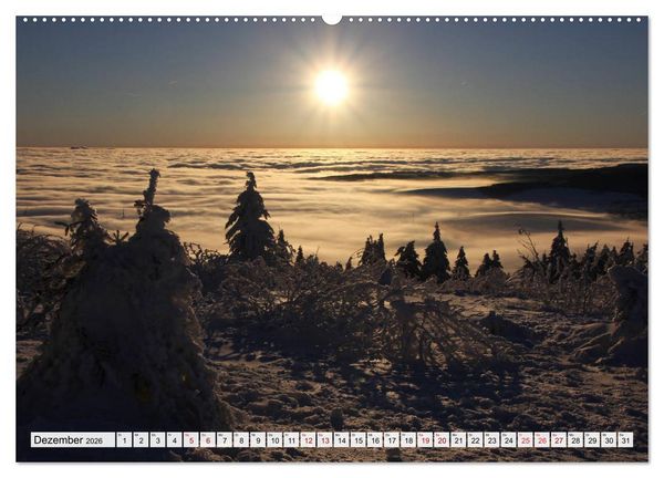 Produktbild: G&ouml;ttererwachen. Die Natur im mystischen Nebel (Wandkalender 2026 DIN A2 quer), CALVENDO Monatskalender