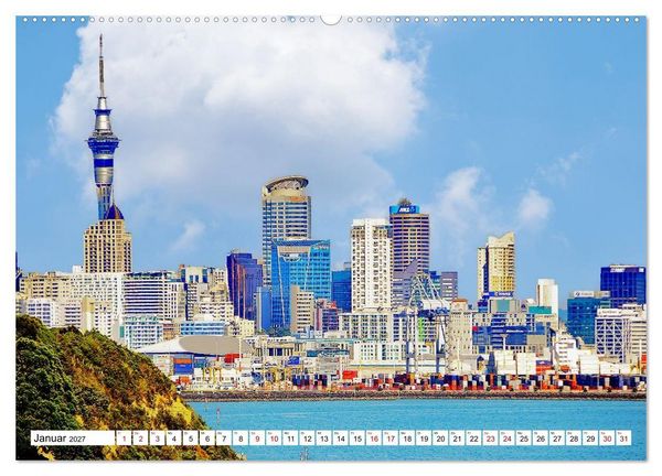 Produktbild: Neuseeland - Land der Kontraste (Wandkalender 2027 DIN A2 quer), CALVENDO Monatskalender