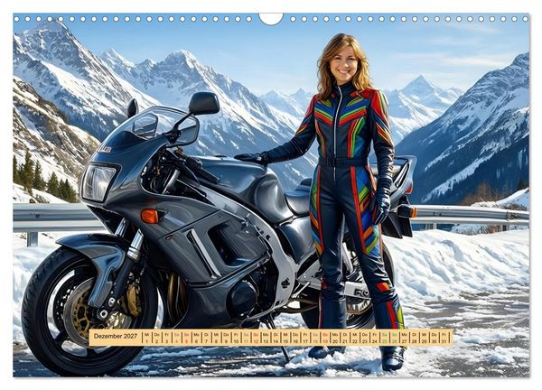 Produktbild: Lack und Leinwand &ndash; Motorr&auml;der (Wandkalender 2027 DIN A3 quer), CALVENDO Monatskalender