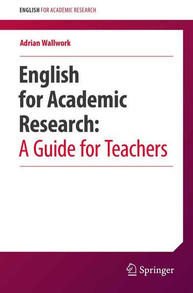 Produktbild: English for Academic Research: A Guide for Teachers