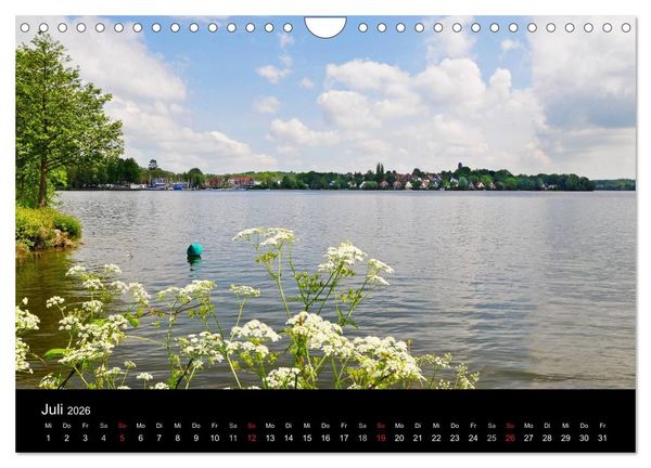 Produktbild: Pl&ouml;n - die Stadt am See (Wandkalender 2026 DIN A4 quer), CALVENDO Monatskalender
