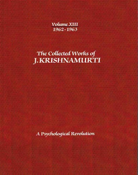 Produktbild: The Collected Works of J.Krishnamurti -Volume XIII 1962-1963