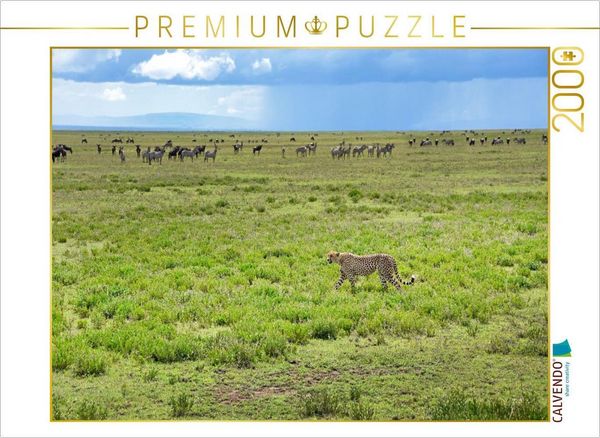 CALVENDO Puzzle Serengeti-Nationalpark | 2000 Teile Lege-Größe 90x67cm Foto-Puzzle für glückliche Stunden