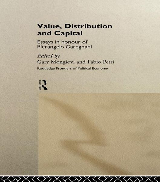 Produktbild: Value, Distribution and Capital