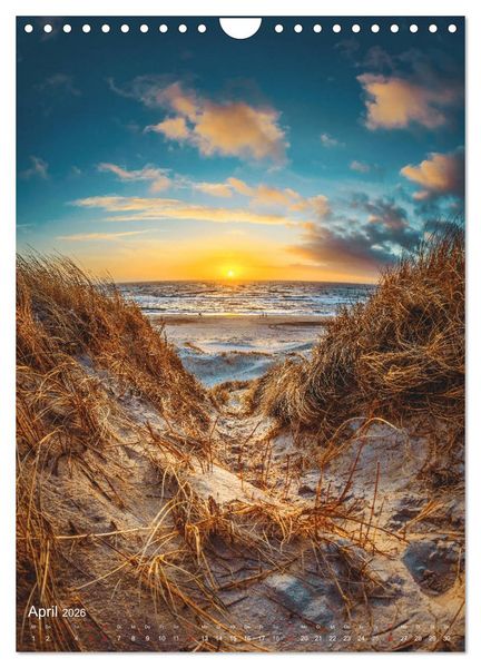 Produktbild: Farbenpracht Nordsee (Wandkalender 2026 DIN A4 hoch), CALVENDO Monatskalender