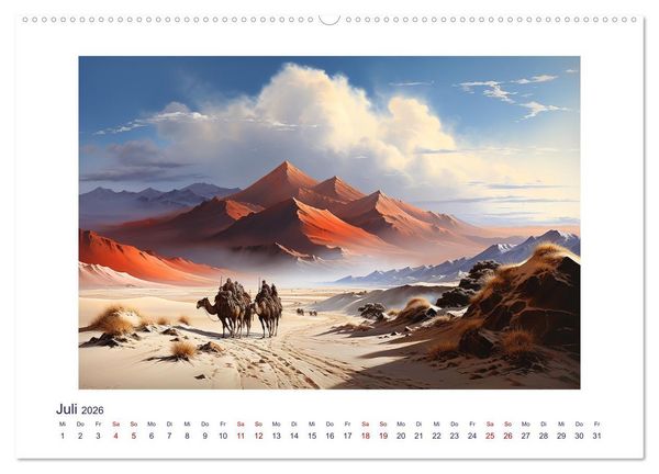 Produktbild: Die Karawane zieht weiter (Wandkalender 2026 DIN A2 quer), CALVENDO Monatskalender