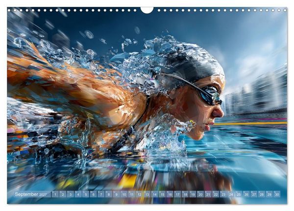 Produktbild: Gro&szlig;e Momente des Sports (Wandkalender 2027 DIN A3 quer), CALVENDO Monatskalender