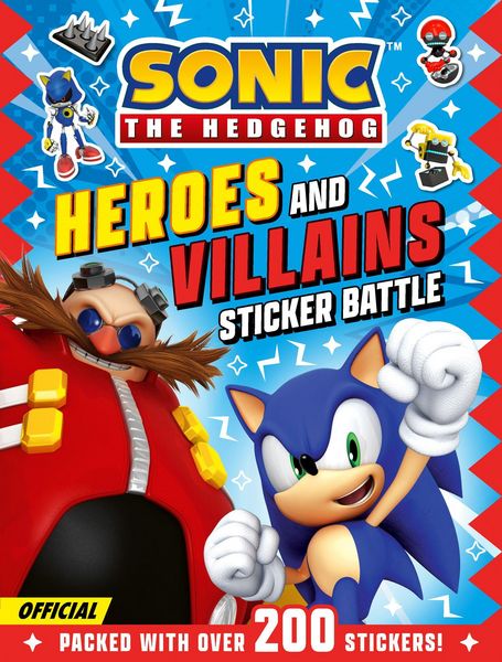 Produktbild: SONIC HEDGEHOG STICKER BK PB