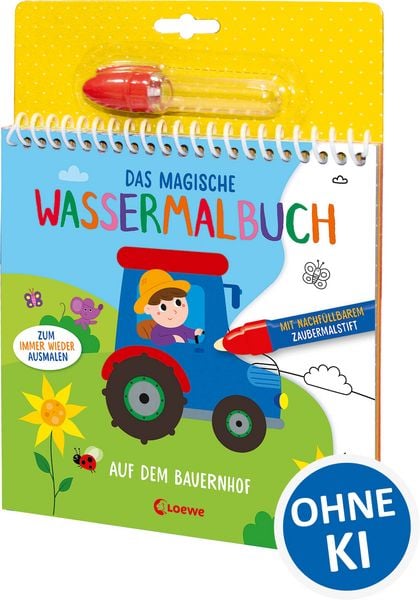 Produktbild: Das magische Wassermalbuch - Auf dem Bauernhof