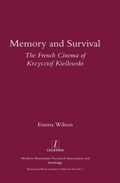 Produktbild: Memory and Survival the French Cinema of Krzysztof Kieslowski