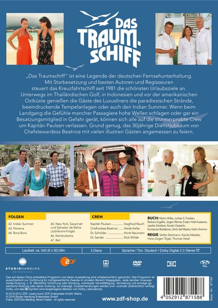 Produktbild: Das Traumschiff 11 [3 DVDs]