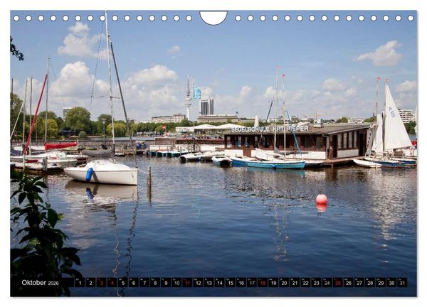 Produktbild: Hansestadt Hamburg (Wandkalender 2026 DIN A4 quer), CALVENDO Monatskalender