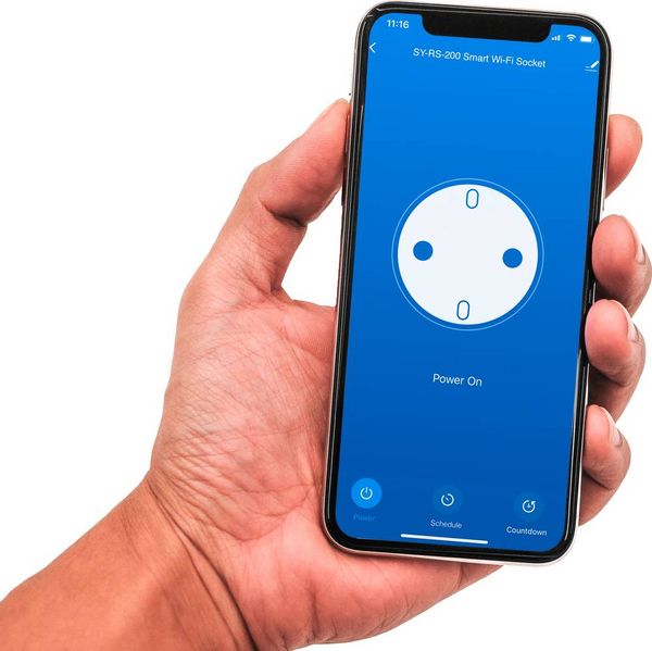 Produktbild: Sygonix SY-4416212 Wi-Fi Steckdose Innenbereich 3680W