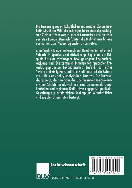 Produktbild: Regionale Entwicklungsprozesse in S&uuml;deuropa