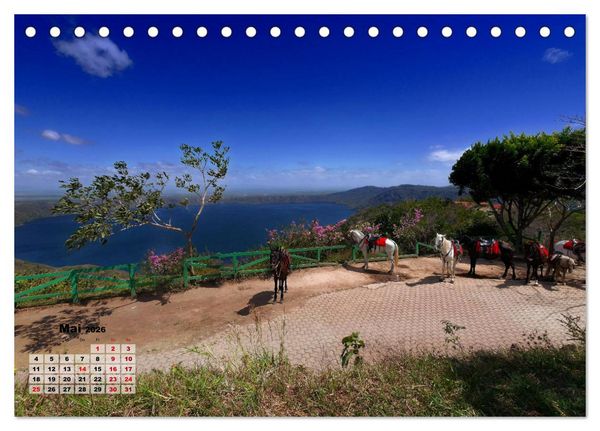 Produktbild: Nicaraguas faszinierende Flora & Fauna (Tischkalender 2026 DIN A5 quer), CALVENDO Monatskalender