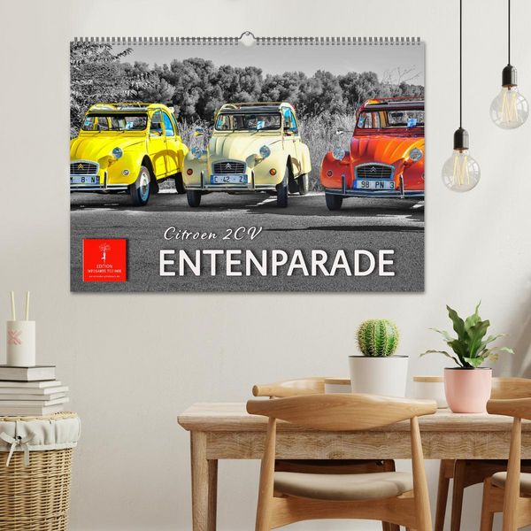 Produktbild: Citro&euml;n 2CV - Entenparade (Wandkalender 2026 DIN A2 quer), CALVENDO Monatskalender
