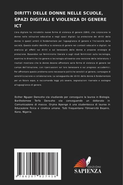 Produktbild: Diritti Delle Donne Nelle Scuole, Spazi Digitali E Violenza Di Genere Ict