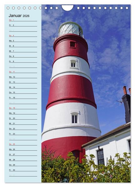 Produktbild: Leuchtt&uuml;rme - Geburtstagskalender (Wandkalender 2026 DIN A4 hoch), CALVENDO Monatskalender