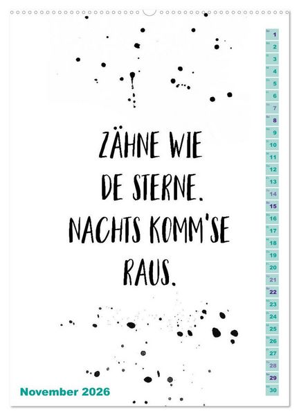 Produktbild: BERLINERISCH Lustige Spr&uuml;che (hochwertiger Premium Wandkalender 2026 DIN A2 hoch), Kunstdruck in Hochglanz