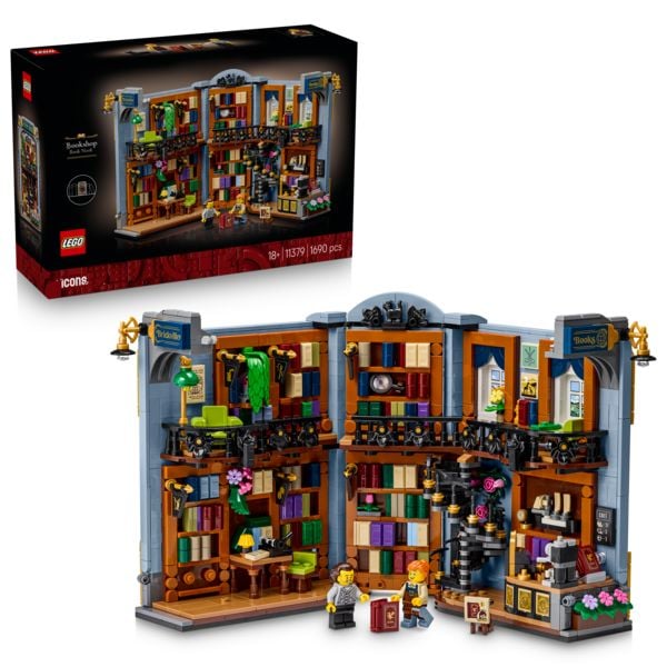 Produktbild: LEGO Icons Buchladen: Buchst&uuml;tze Modellbausatz f&uuml;r Erwachsene 11379