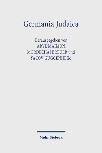 Produktbild: Germania Judaica / 1350-1519