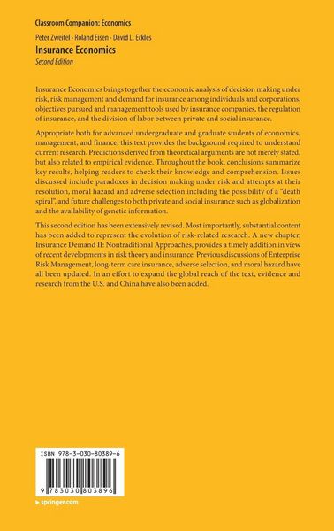 Produktbild: Insurance Economics