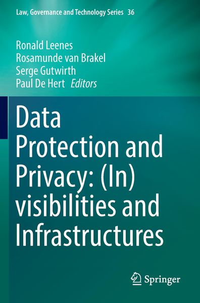 Produktbild: Data Protection and Privacy: (In)visibilities and Infrastructures